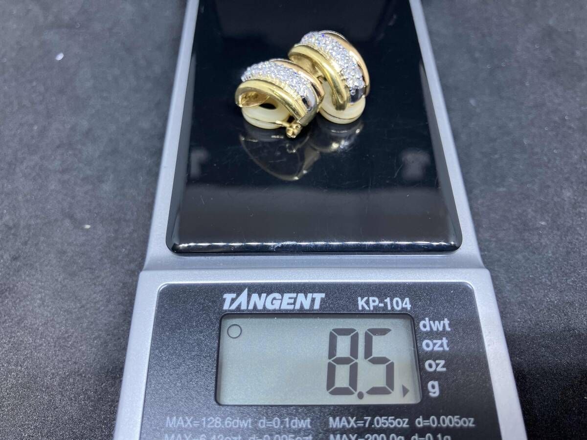 k18yg・PT900コンビフープ型ピアリング1.16g k18yg・PT900コンビフープ型ピアリング1.16g