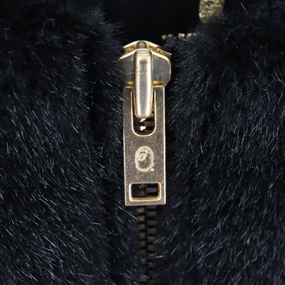 A BATHING APE (アベイシングエイプ) FAUX FUR Shark MA-1 A BATHING APE (アベイシングエイプ) FAUX FUR Shark MA-1