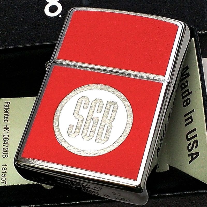 ZIPPO ライター SGB ジッポ スリーピッグス ロゴ おしゃれ 三匹の子豚 レッド 珍しい シルバー レトロ かっこいい 赤 メンズ ギフト  プレゼント - メルカリ