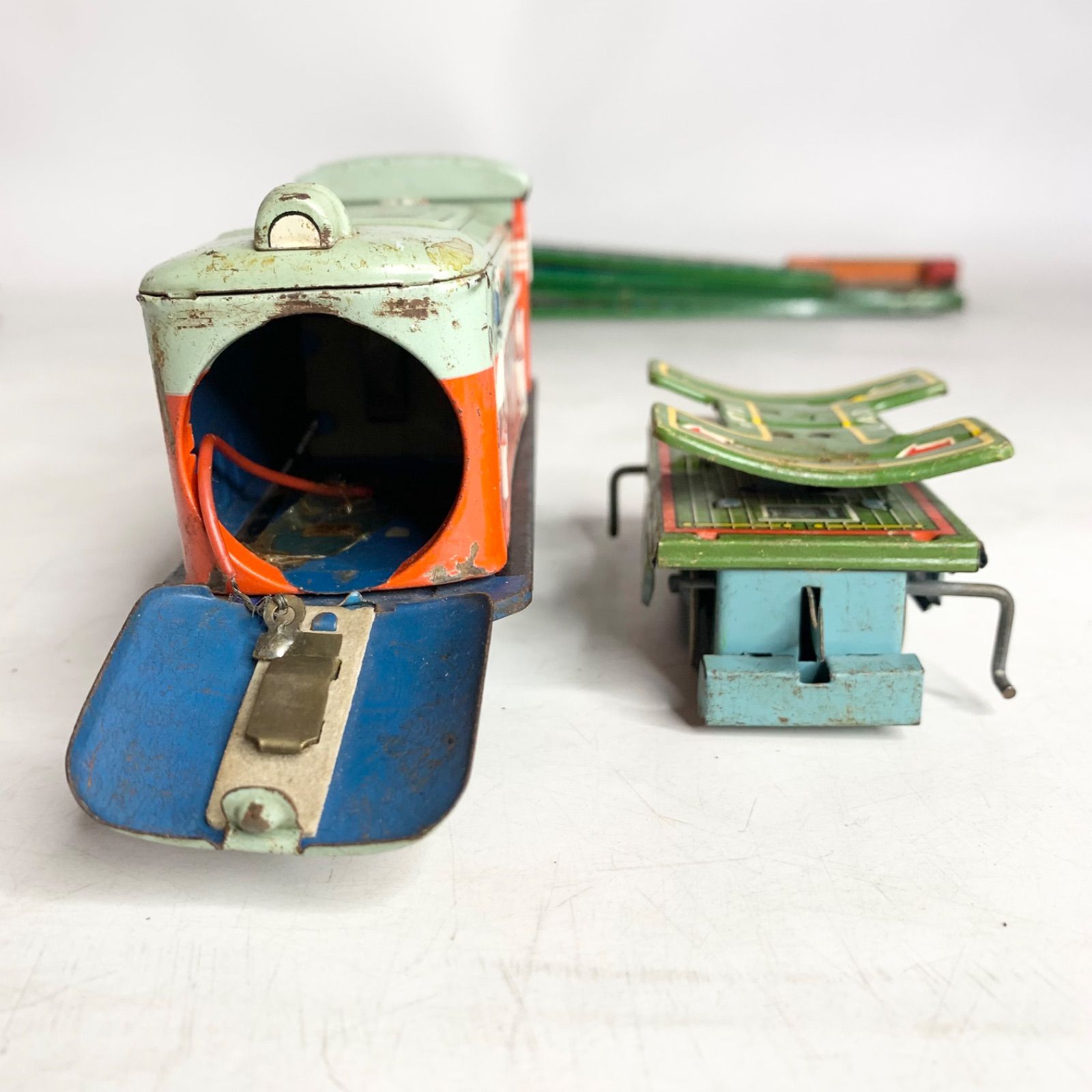 昭和レトロ ブリキ 機関車 レール セット まとめ DIESEL SWITCHER