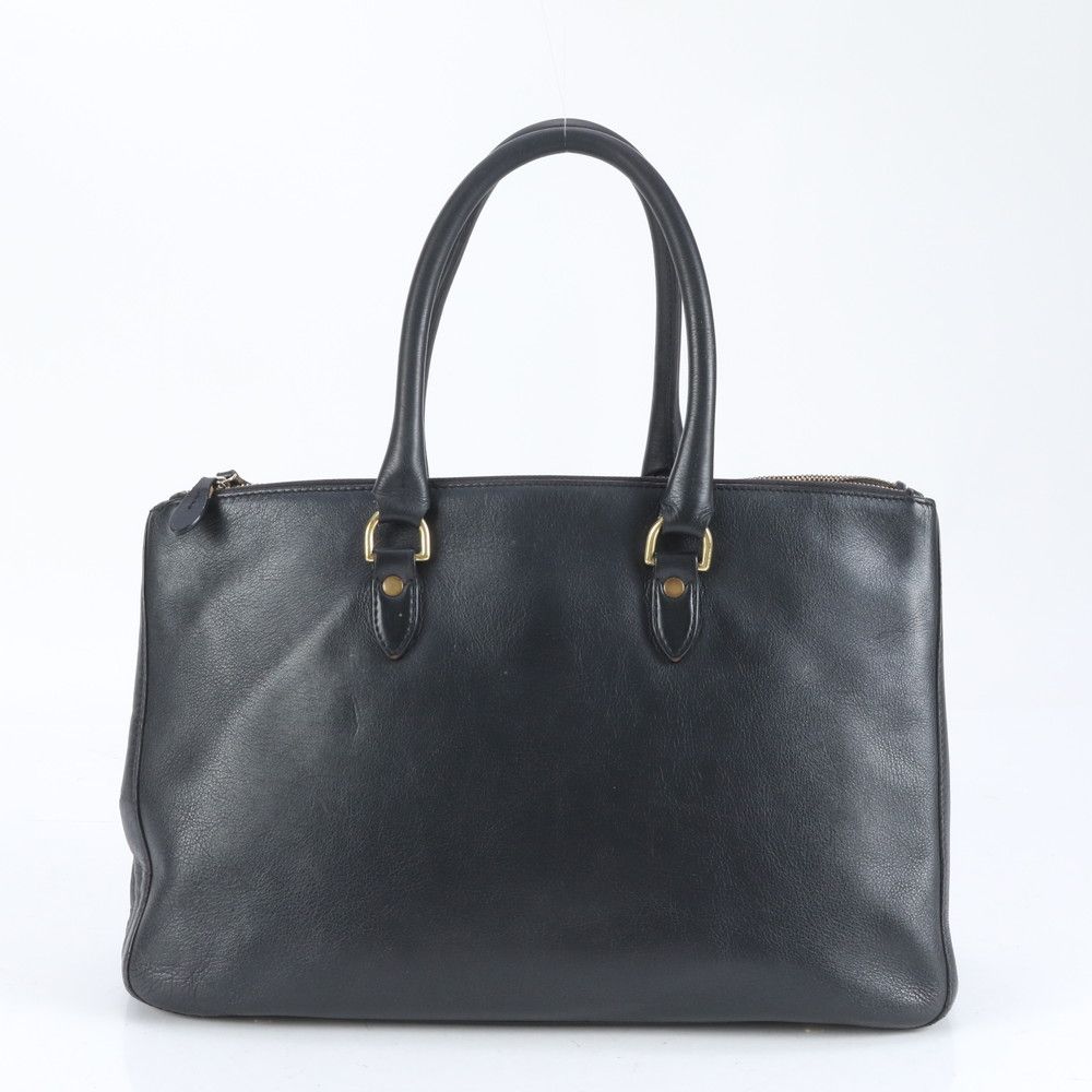【極美品】エーディーエムジェー　2way ショルダーバッグ　トート　レザー　黒 20250325-dp03.jpg