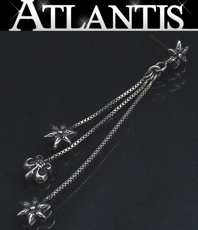 CHROME HEARTS 銀座店 クロムハーツ JOJO ピアス スター×BSフ ×スター メンズ シルバー SV925 100429