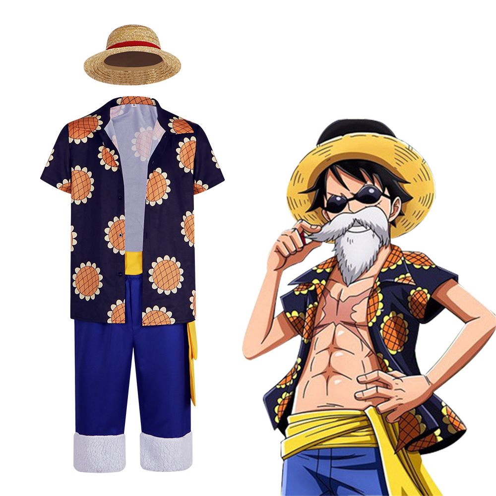 h*1様 ONEPIECE ワンピース　ワンピ　ルフィ　コスプレ　衣装　マリンフ ONE PIECE ワンピース 風 モンキー・D・ルフィ エッグヘッド編 衣装