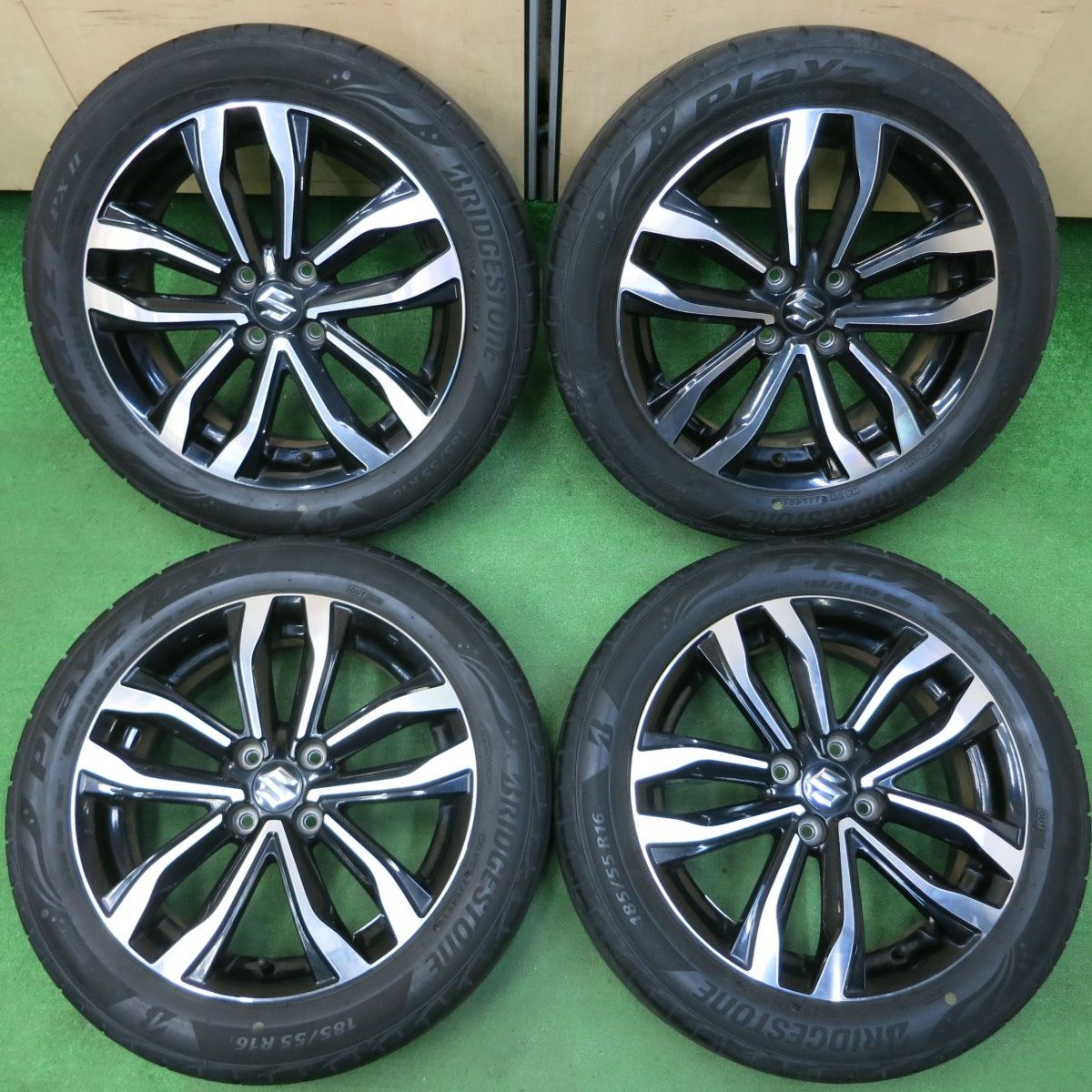 送料無料* 4本価格☆スズキ ZC72S スイフト 純正 185/55R16 