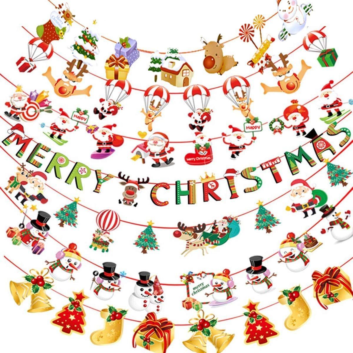 数量限定】ZOYUBS クリスマス 飾り付け 7種類セット クリスマス