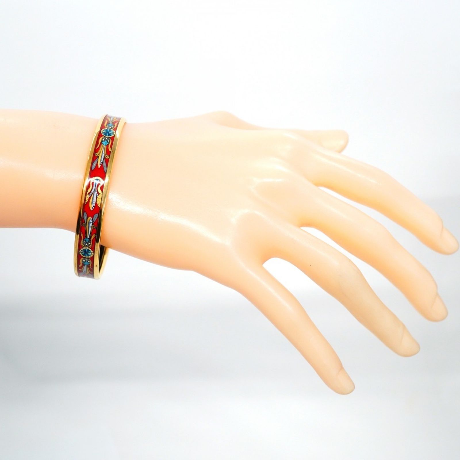 HERMES Émail Bangle PM エルメス エマイユ マルチカラー HERMES エルメス エマイユ PM バングル ブレスレット エナメル Z