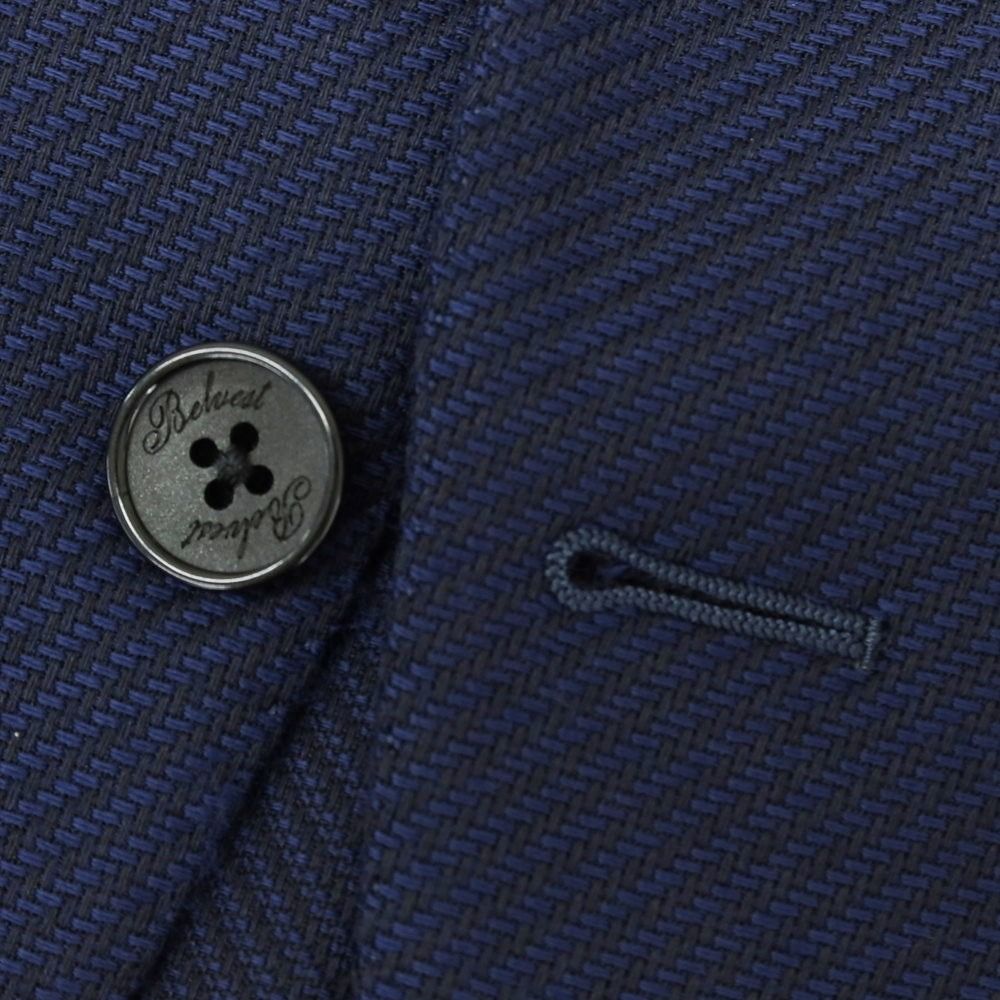 Belvest ベルヴェスト テーラードジャケット ネイビー 3ボタン Sサイズ Belvest ベルヴェスト テーラードジャケット ネイビー 3ボタン S