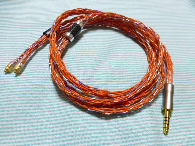 MMCX IEM 2ピン オーグライン pt 7N OCC 16芯 4.4mm 3.5mm 各種