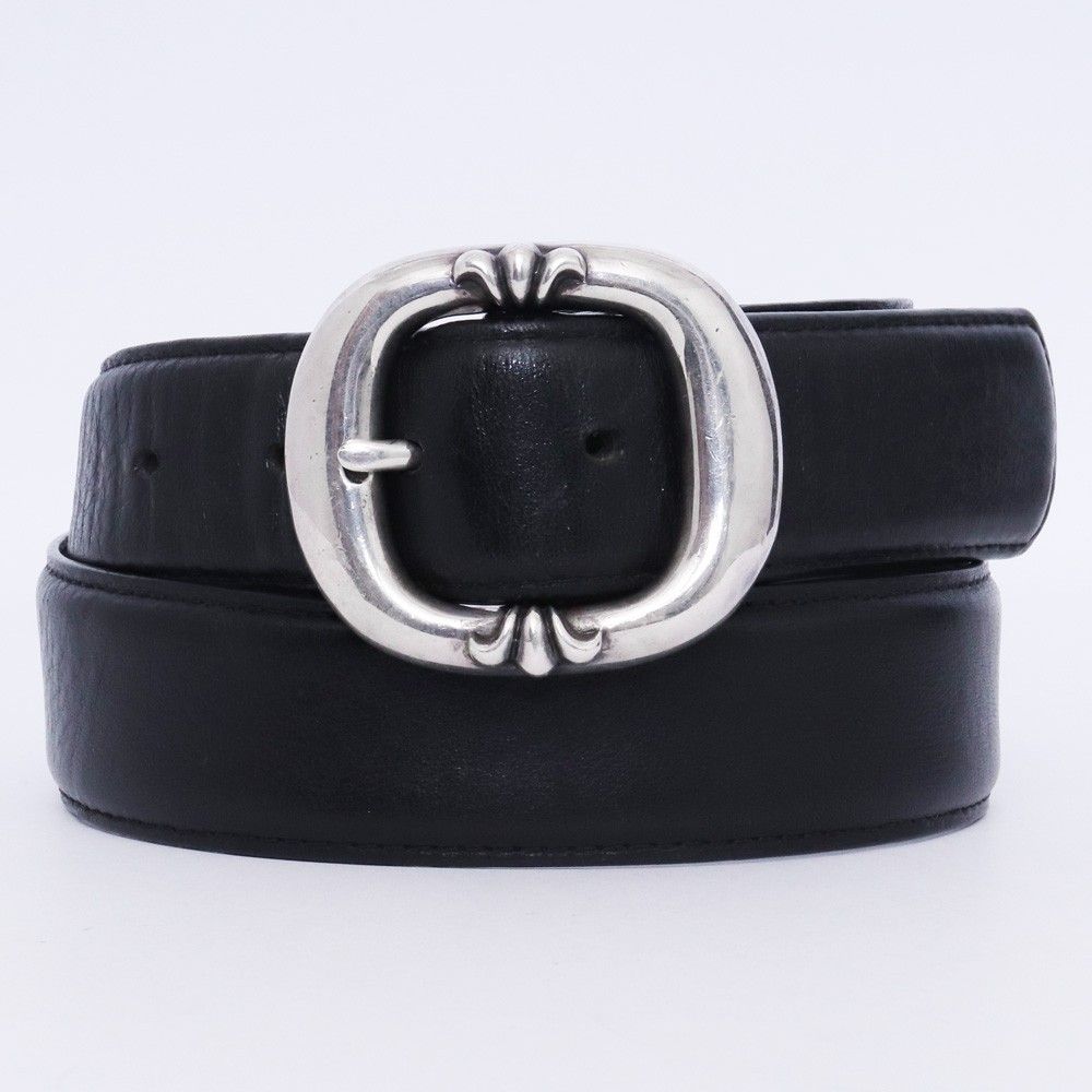CHROME HEARTS ガンスリンガーベルト 1.5 ブラックレザー
