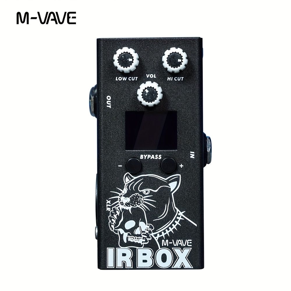 M-VAVE IR-BOX ギターベースマルチエフェクト 32 プリセットオプション利用 な電話アプリ設定 9 セグメント EQ 個別 EQ エフェクターとして ギターエフェクト