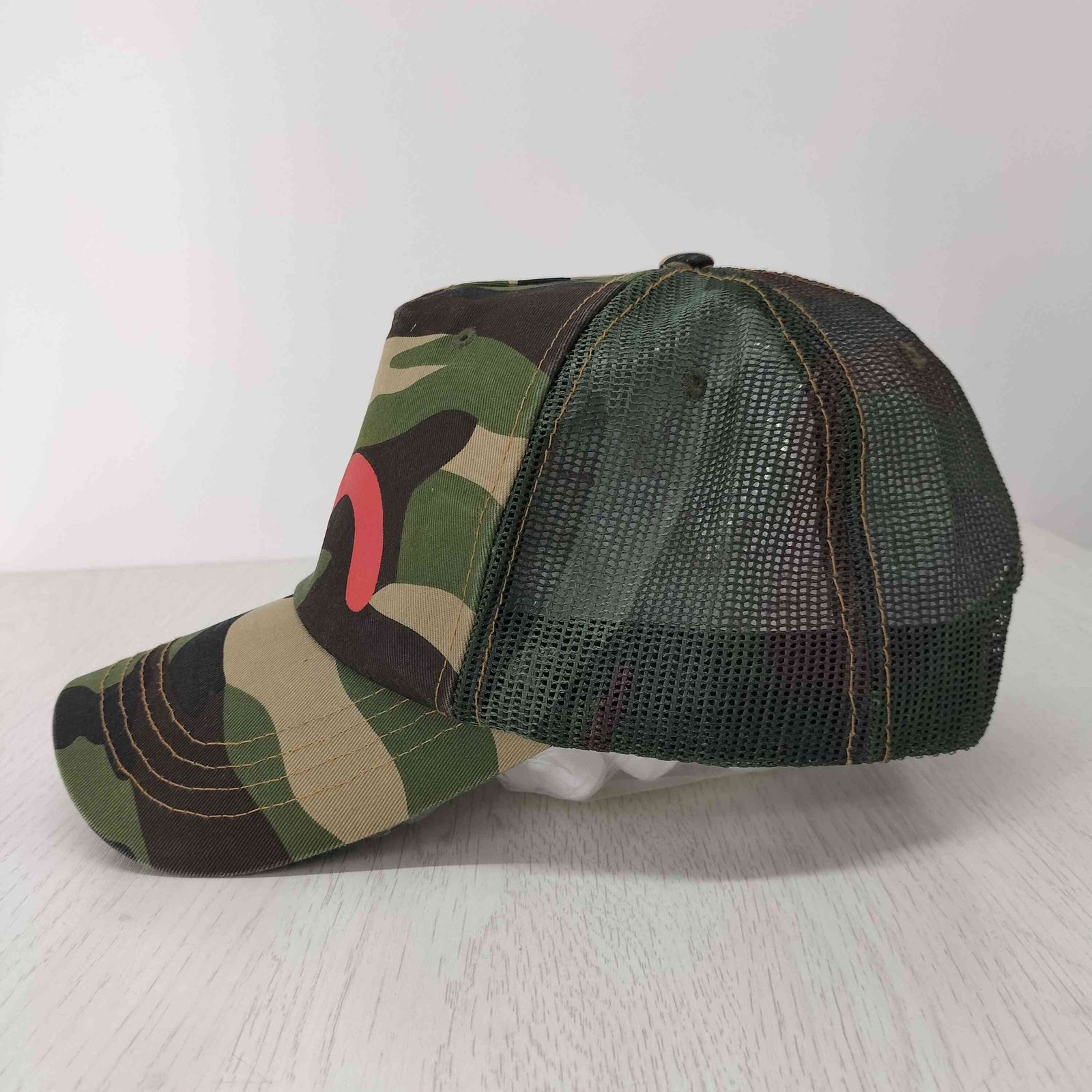 エヴィス EVISU メッシュキャップ トラッカーキャップ カモ柄