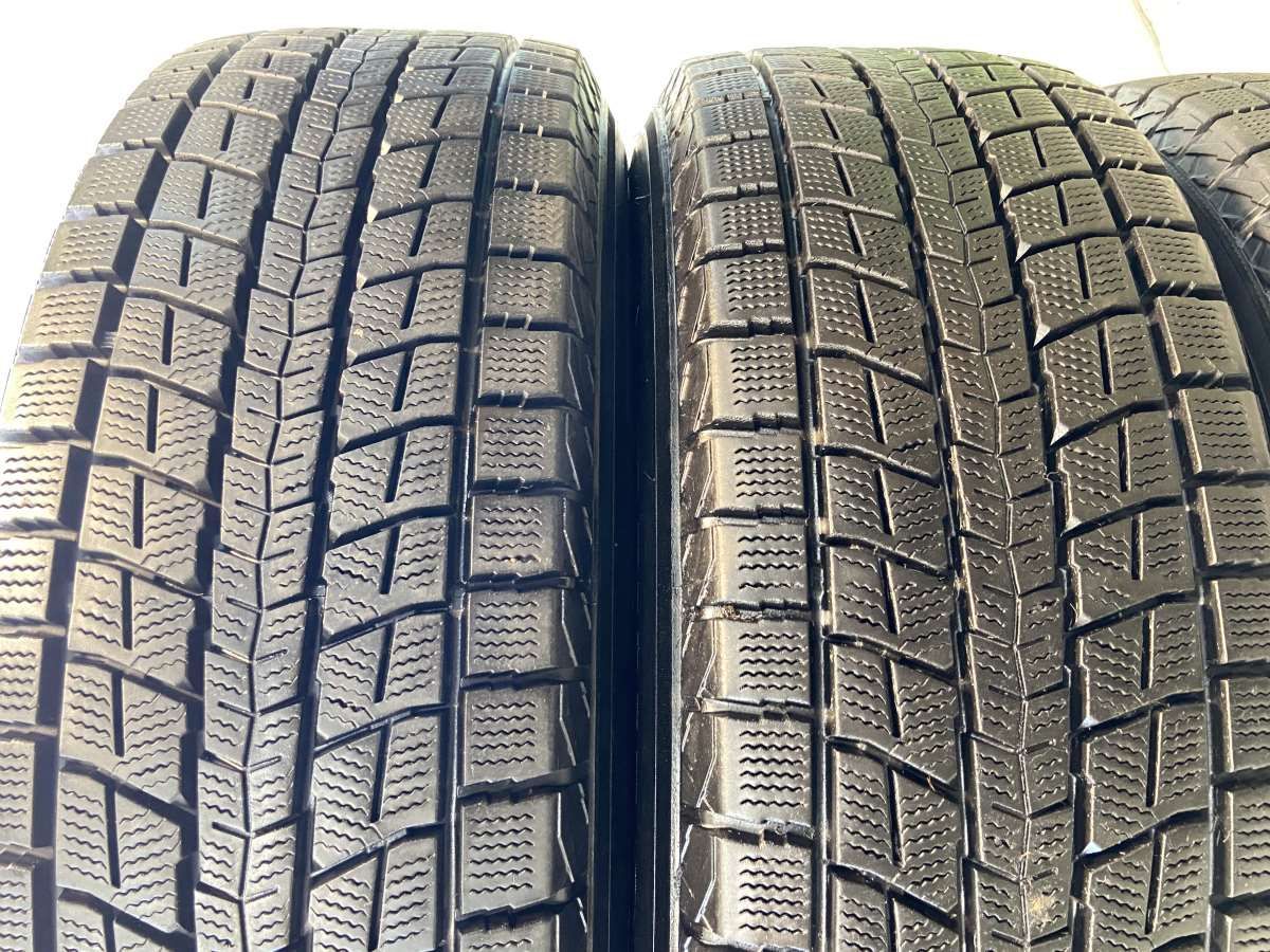 ダンロップスタッドレスSJ8 225/65R17 中古4本　古いですがバリ山 中古スタッドレス 225/65R17 102Q 4本セット ダンロップ