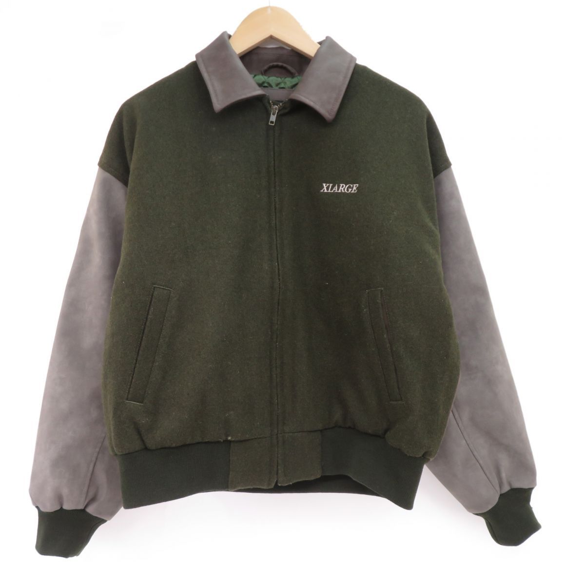 X-LARGE エクストララージ WOOL WORK JACKET ウールジップジャケット