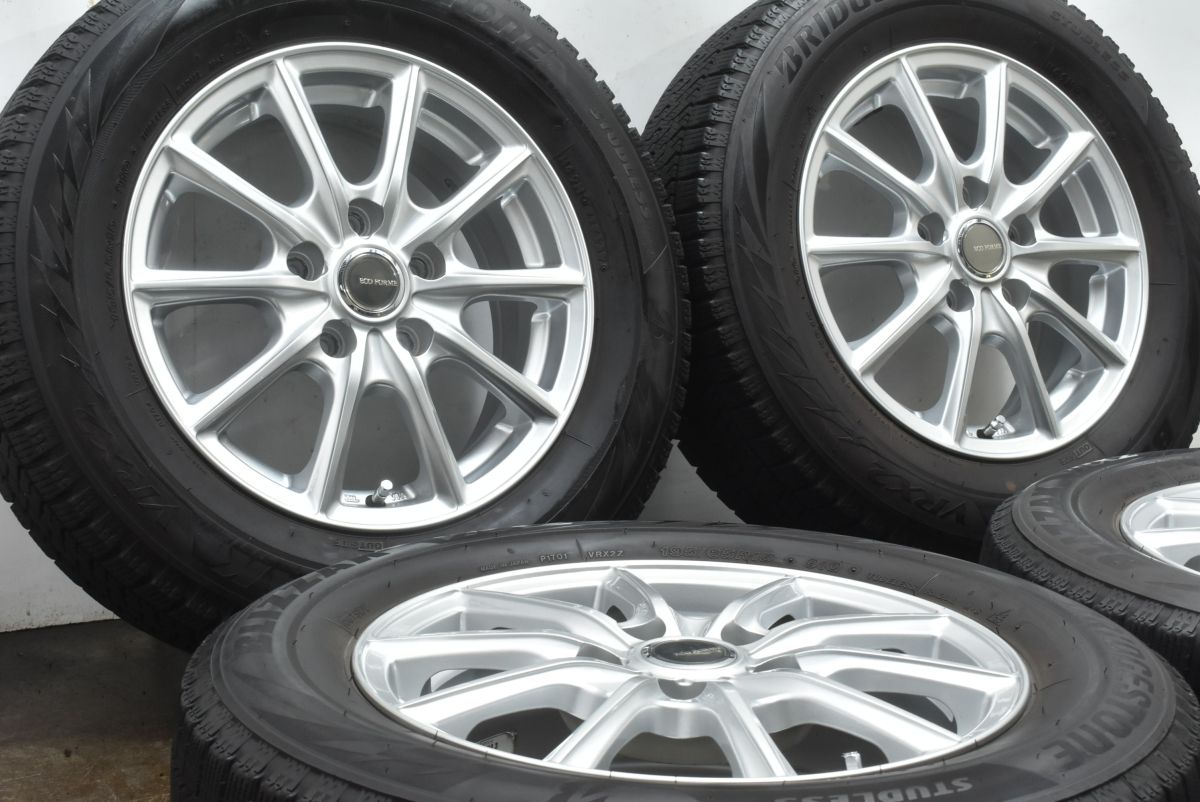 交換用に エコフォルム 15in 6J 45 PCD114.3 ブリヂストン ブリザック VRX2 195 65R15 ノア ヴォクシー エスクァイア ステップワゴン