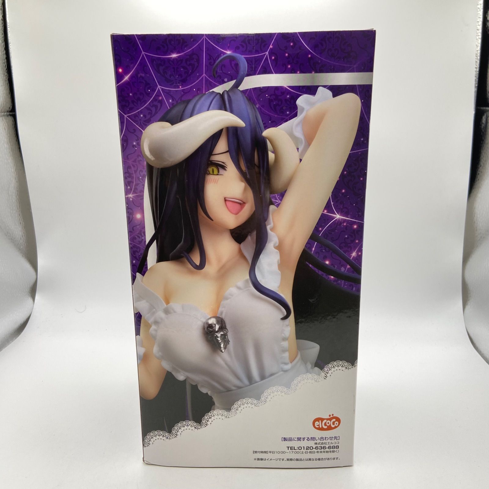 VF6745 未開封 オーバーロード elcoco アルベド 5個セット 未開封 オーバーロード アルベド プライズ フィギュア elcoco