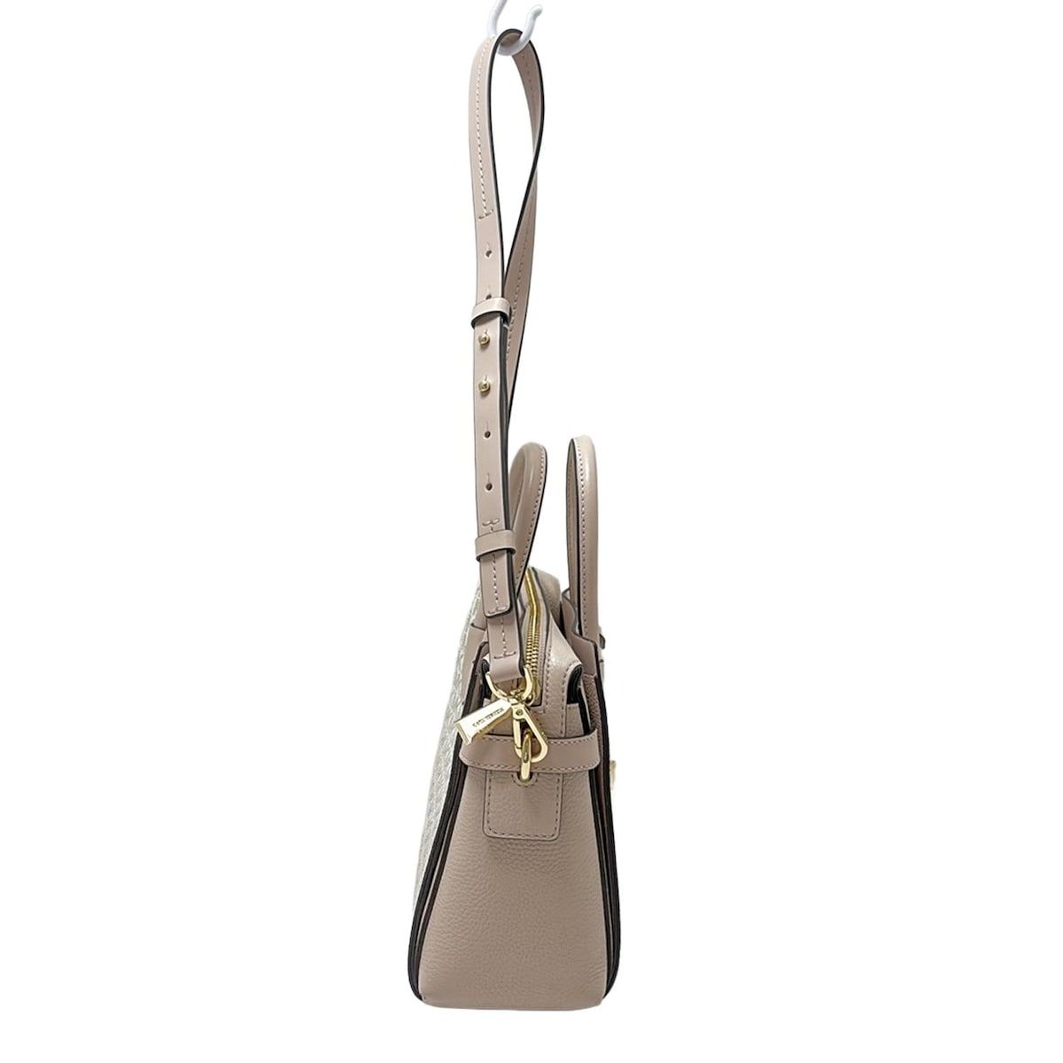 MICHAEL KORS ハンドバック　ベージュ 美品】MICHAEL KORS 2way ベージュ ハンドバックショルダー付き