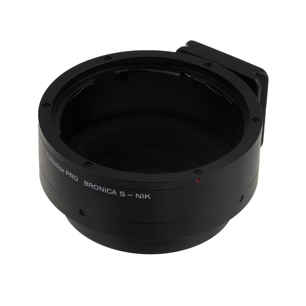 Fotodiox Pro Lens Mount Adapter Compatible with Bronica S Lenses to fit Nikon F-Mount Cameras