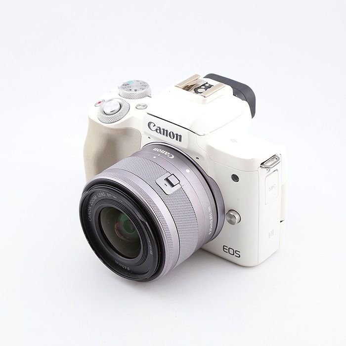 キヤノン EOS Kiss M 【EF-M15-45 IS STM レンズキット】 (ホワイト  