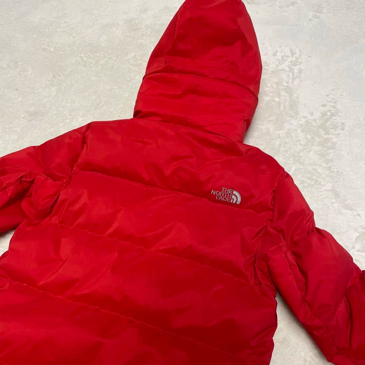 THE NORTH 小売 FACE ダウンジャケットロング 赤 キッズ150 130 THE
