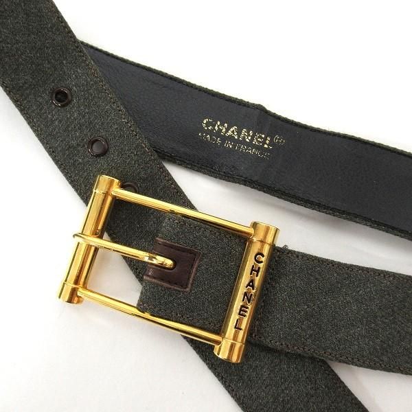 CHANELスカート　ベルトセット CHANEL シャネル セットアップ トップス スカート P58365V44264