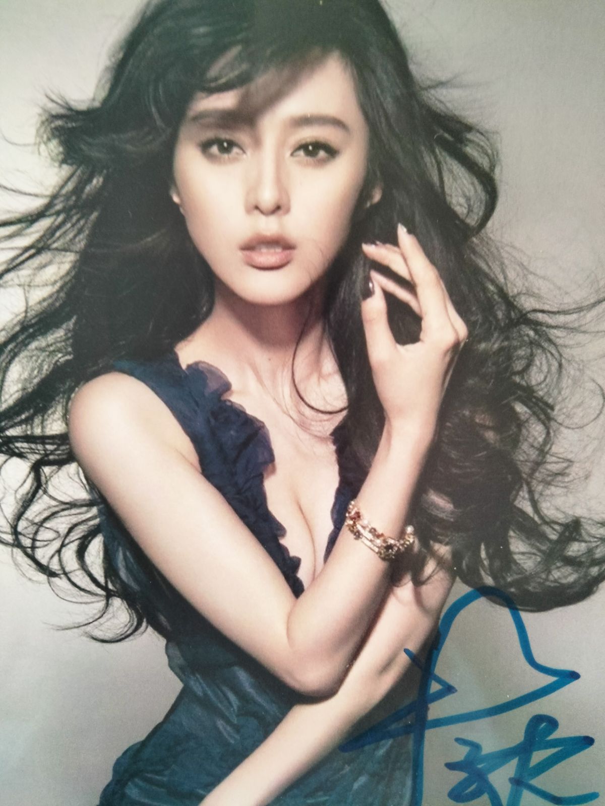 ファン・ビンビン直筆サイン入り超 大型写真…Fan Bingbing