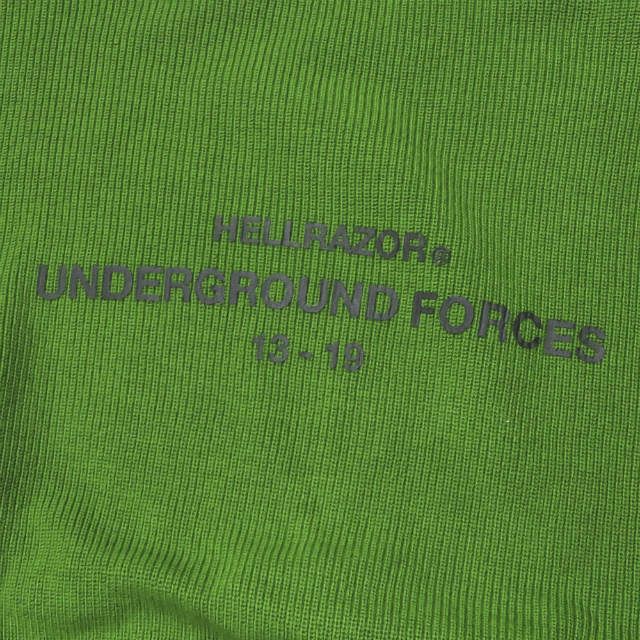 HELLRAZOR ヘルレイザー 19AW UNDER GROUND FORCE Crew Knit Sweater 