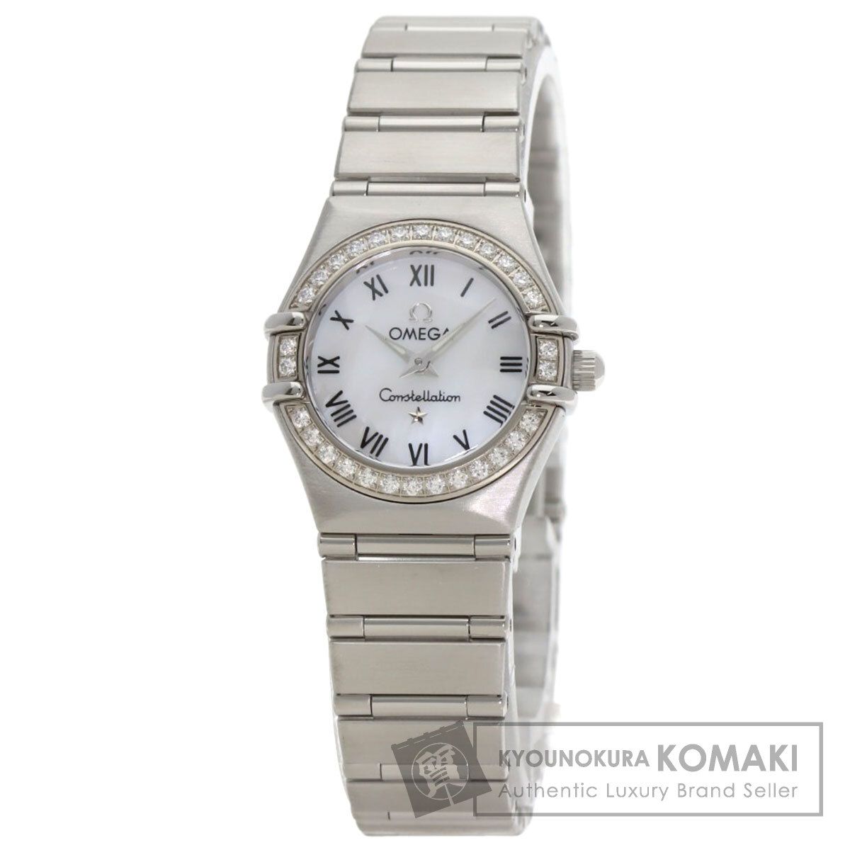 OMEGA オメガ 1466.61 コンステレーションミニ ダイヤモンドベゼル 腕時計 SS SS ダイヤモンド レディース