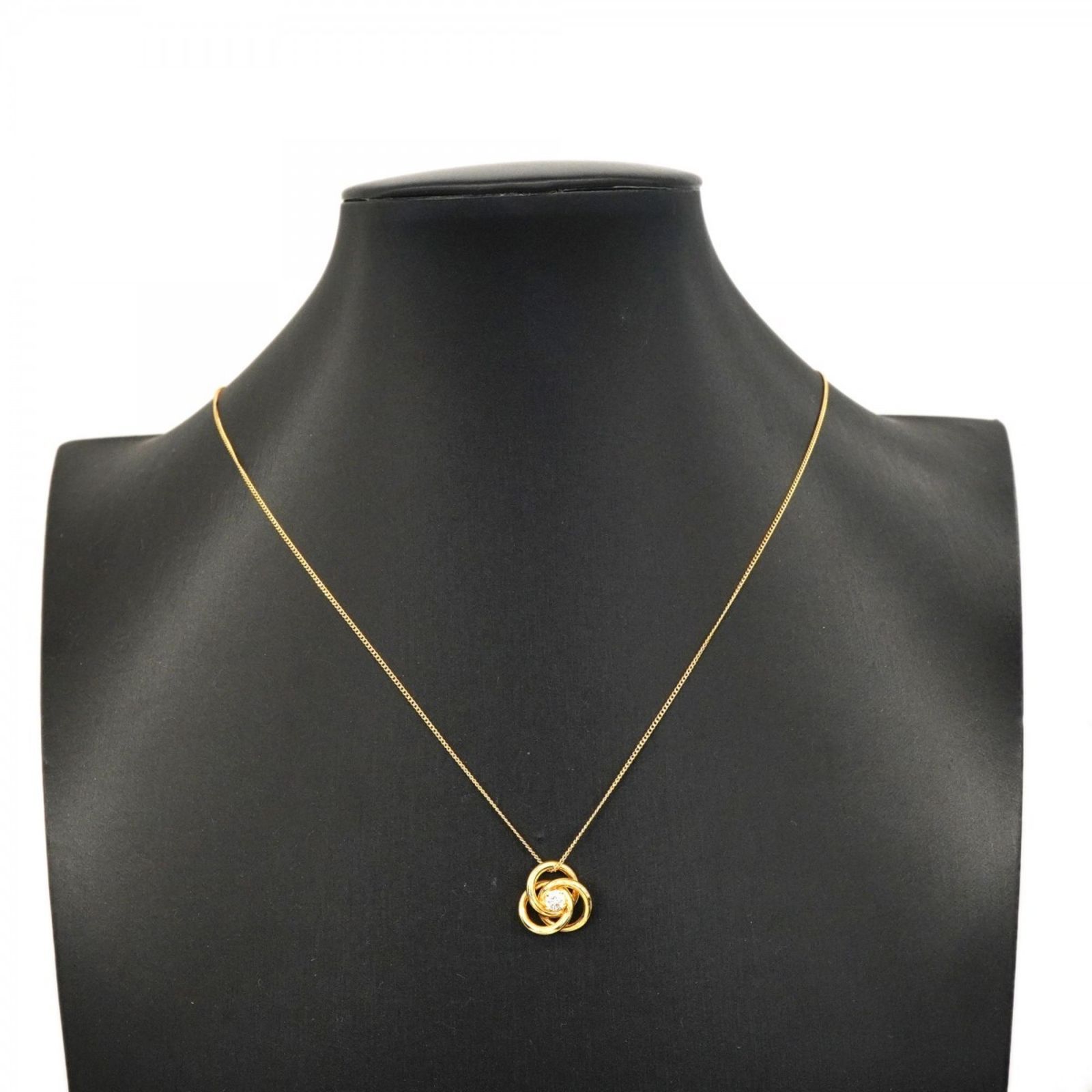 ティファニー Tiffany ティファニー ネックレス スリーサークル 1PD 18KYG イエローゴールド ダイヤモンドレディース FORTGASGNV_COM_BR