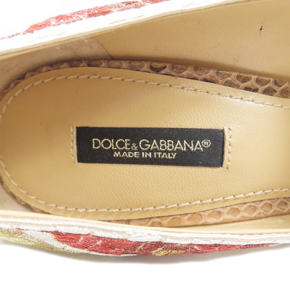 未使用 DOLCE&GABBANA ドルチェ＆ガッバーナ パンプス