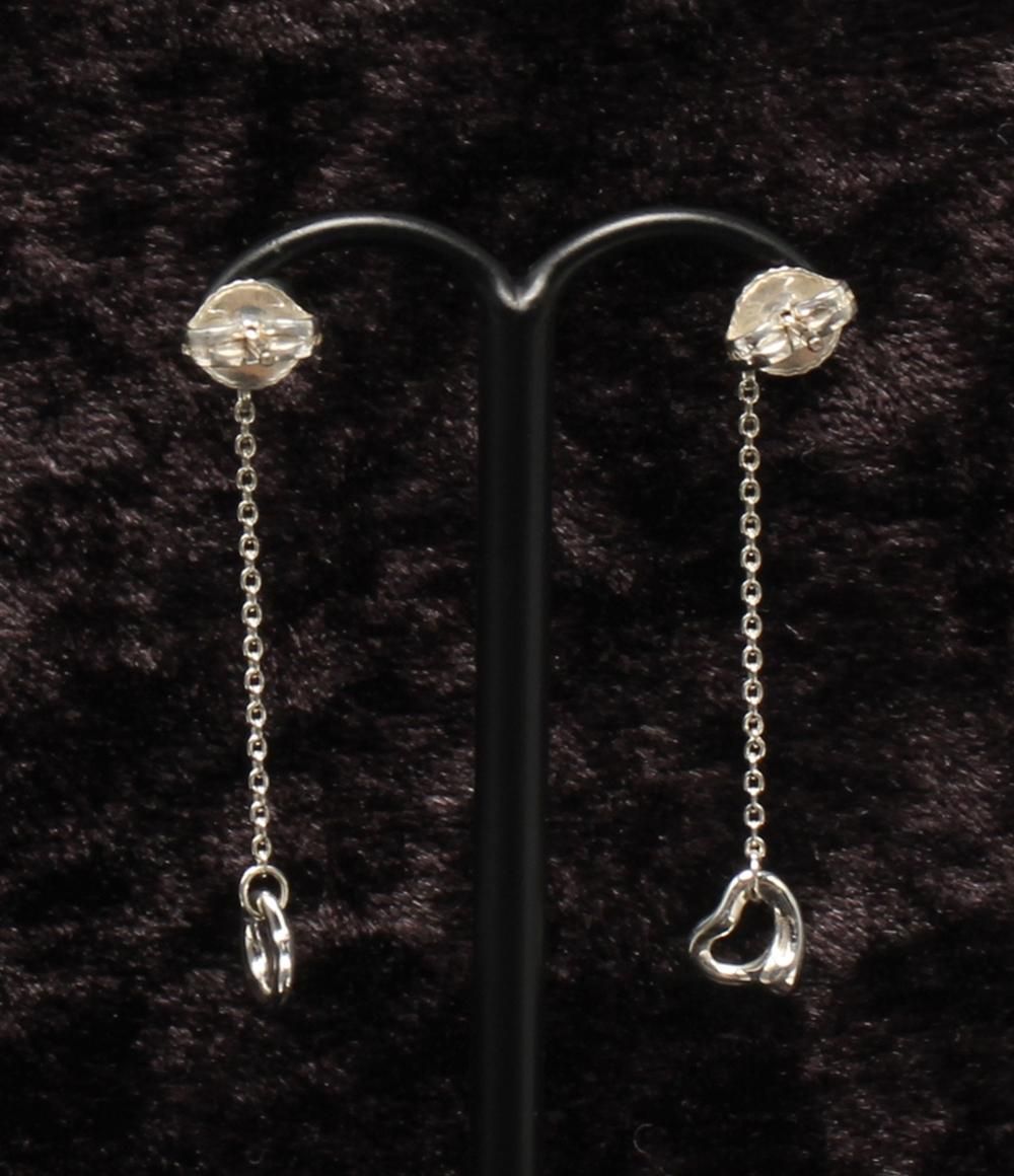 ティファニー　エルサペレッティ　フルハートSV925ピアス　保存袋付　41134 TIFFANY&Co./ティファニー】 スタッド ピアス フルハート エルサ