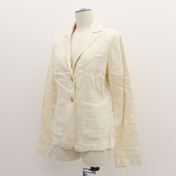 美品 エトロETRO 麻リネン100%ドルマンノーカラージャケット マルチカラー 美品 エトロETRO 麻リネン100%ドルマンノーカラージャケット