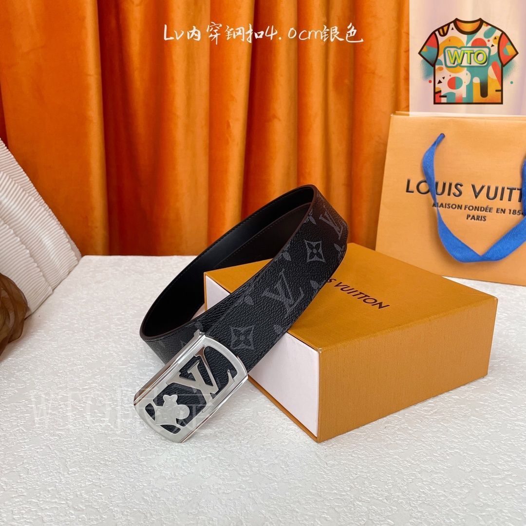 今日WTO】LOUIS VUITTON 4.0cm クラシックプリント ベルト-LT68