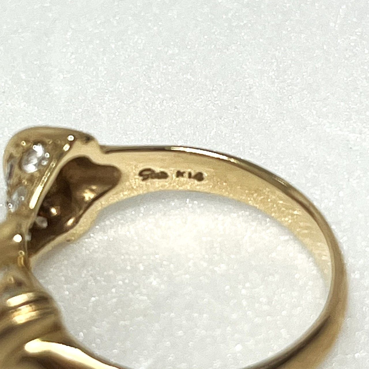 値下げ！STAR JEWELRY スタージュエリー リボンモチーフ リング