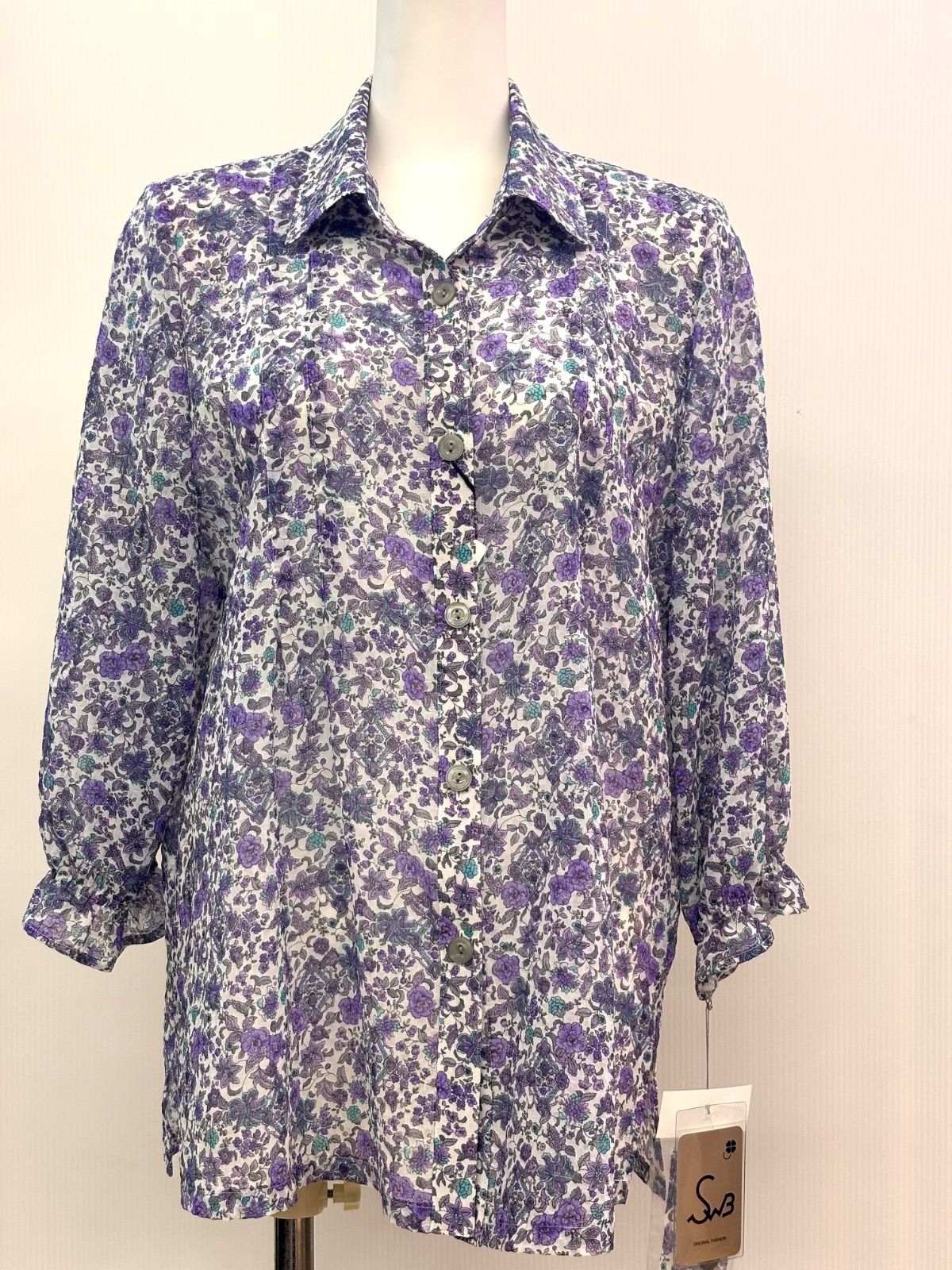 春夏 日除けにも 上品な袖絞りブラウス ︎ミセス•シニア･高齢者•おばあちゃん服 ︎母の日や敬老の日にも