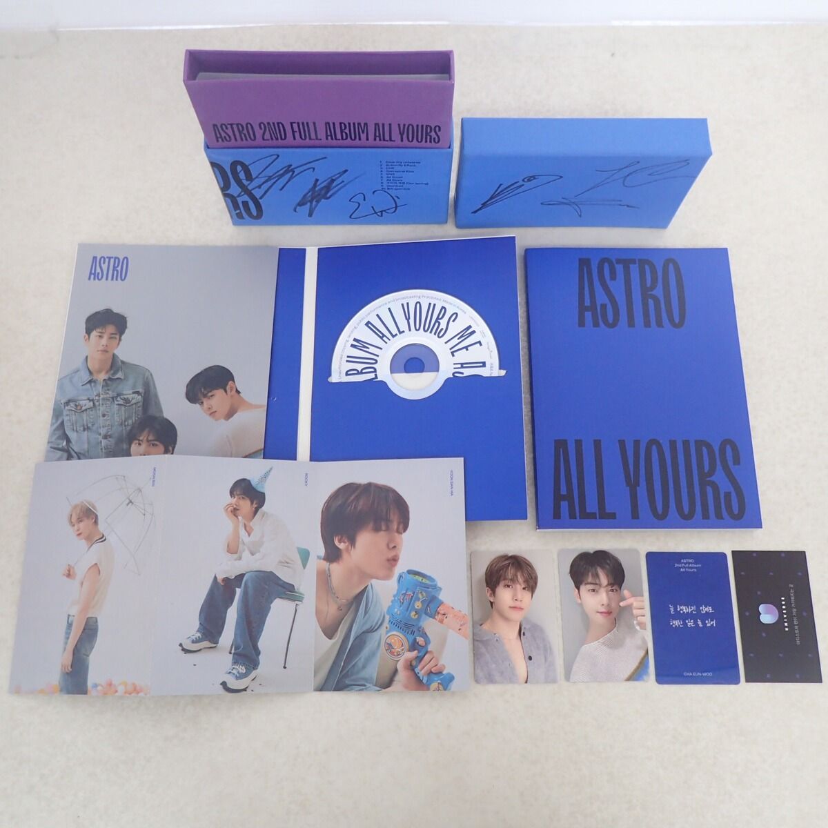 ASTRO ALL YOURS サイン入りフルアルバム ASTRO 2nd Full Album All Yours 全員サイン入り - メルカリ