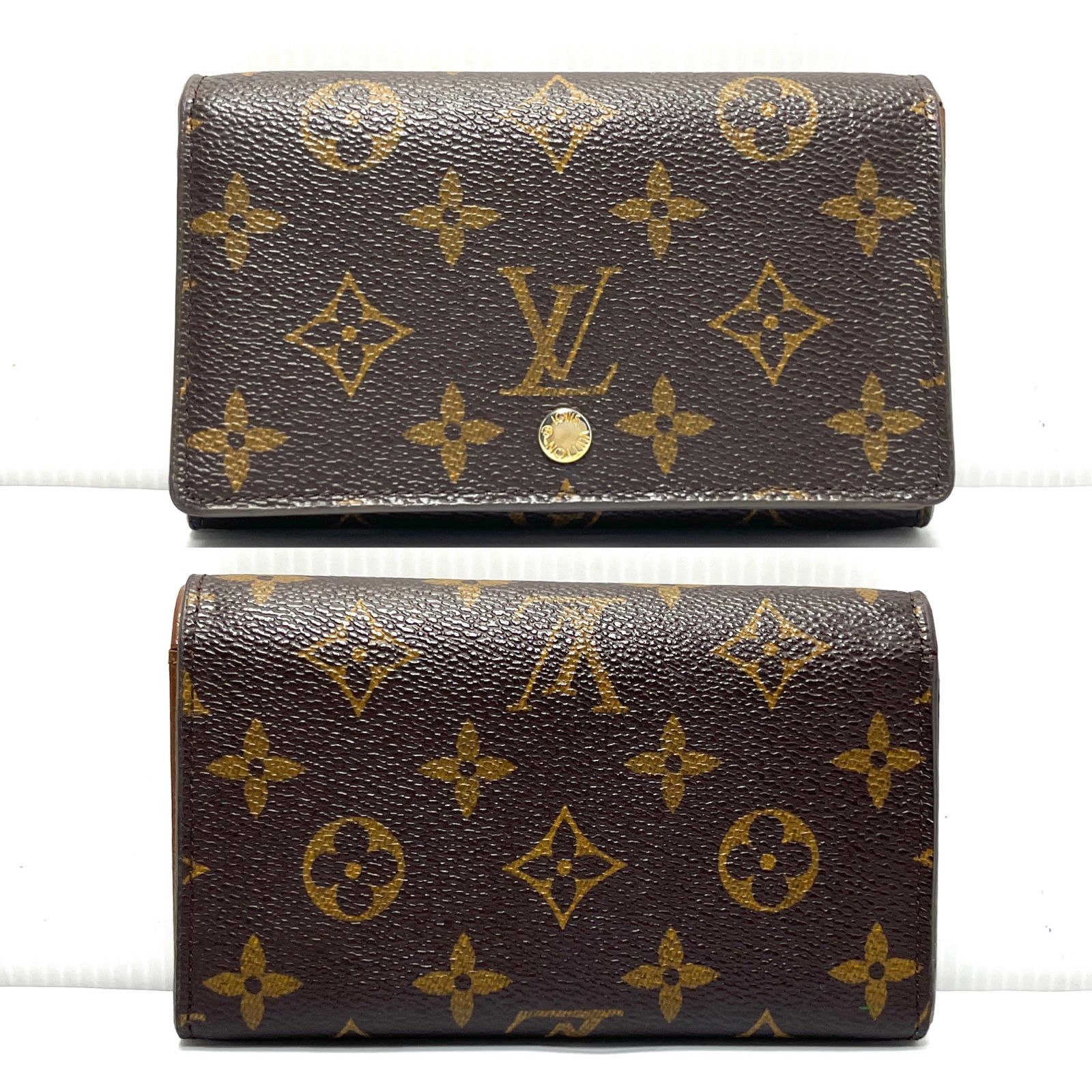 極美品⭐️ルイヴィトン ポルトモネ ビエ トレゾール モノグラム 涼し 