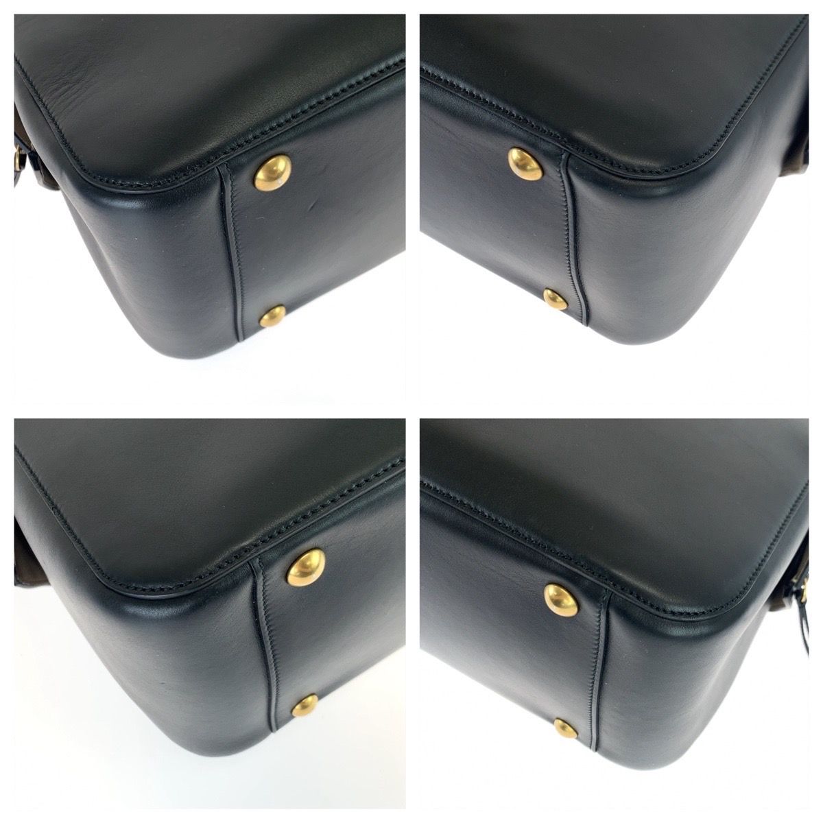 美品 GUCCI グッチ スネーク ブラック 黒 ゴールド金具 レザー 450999