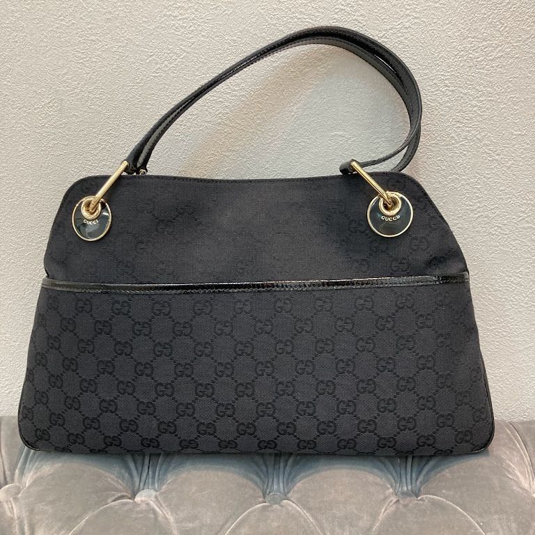 ■GUCCI グッチ GGキャンバス トートバッグ 121023 ブラック系 W38cm ショルダー 肩掛け 本物 札幌 西区 西野店 ◇ GUCCI グッチ GGキャンバス 121023 トートバッグ - メルカリ