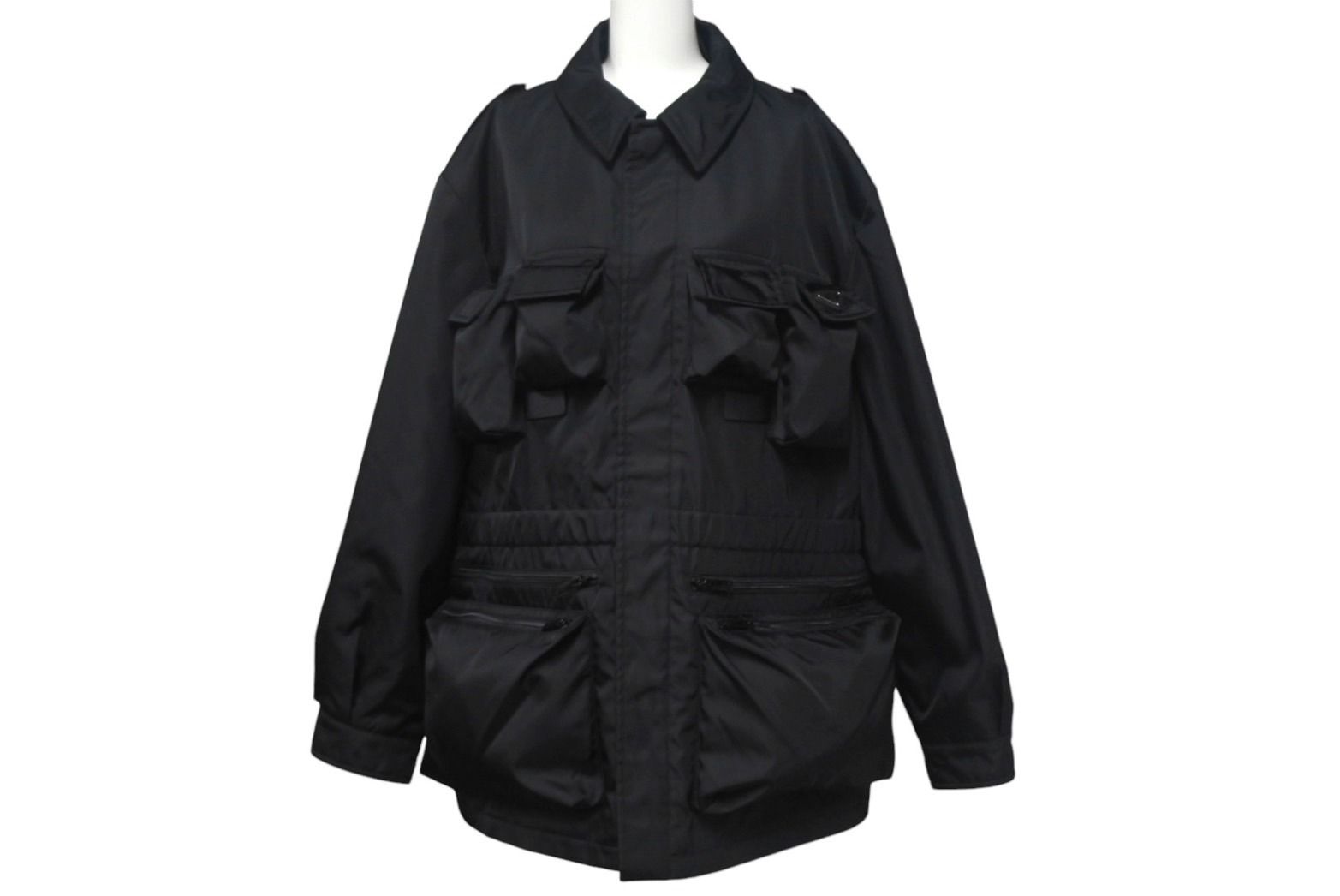 PRADA プラダ Re-Nylon サファリジャケット ブラック サイズ52