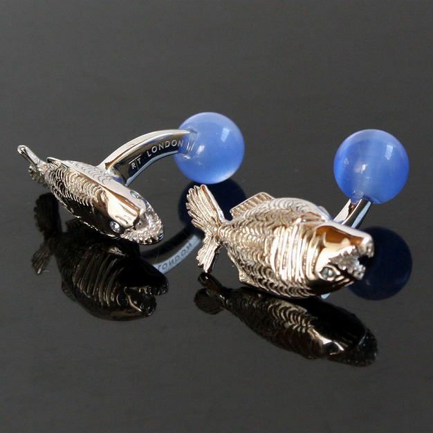 TATEOSSIAN タテオシアン ピラニアカフスボタン（カフリンクス）