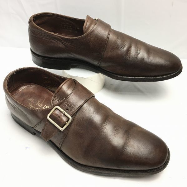 LOAKE ローク【size7 25.5〈ブラウン/茶/BROWN〉】70s-80s? イングランド製 Vintage モンクストラップ  ビジネスシューズ/メンズ/菅NO.WZG-37 #BUZZBERG - メルカリ