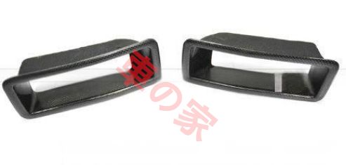 未塗装日産GTR R32改造Nismoタイプ 樹脂繊維フロントバンパーダクト フロントインテーク口 交換改造2009-2017 FFCRYSTALESIA_COM