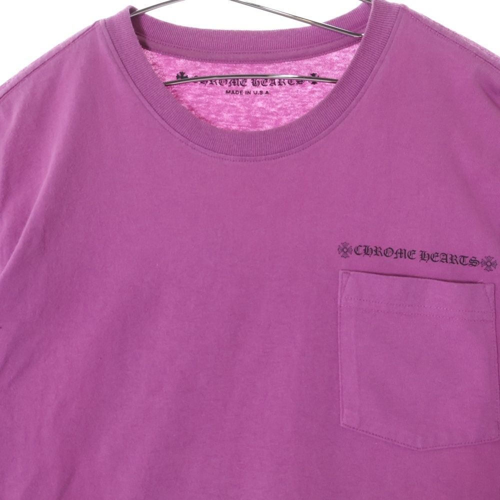 クロムハーツ MATTY BOY PURPLE マティボーイ ロンT パープル クロムハーツ マッティボーイ ロングTシャツ コットン サイズL