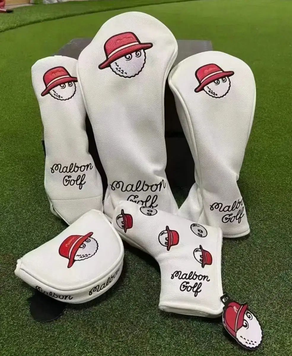 【シーズン新製品3点セット】かわいいMalbon Golfマルボンゴルフカバー シーズン新製品3点セット】ひまわりMalbon Golfマルボンゴルフカバー