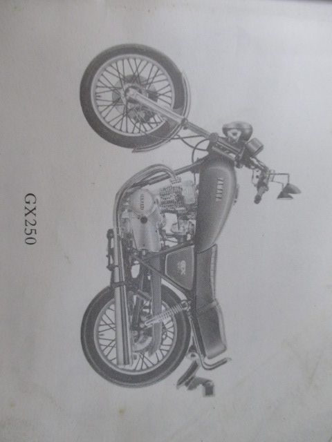 ヤマハ GX250 SP GX400 SP パーツリスト パーツカタログ YAMAHA GX250