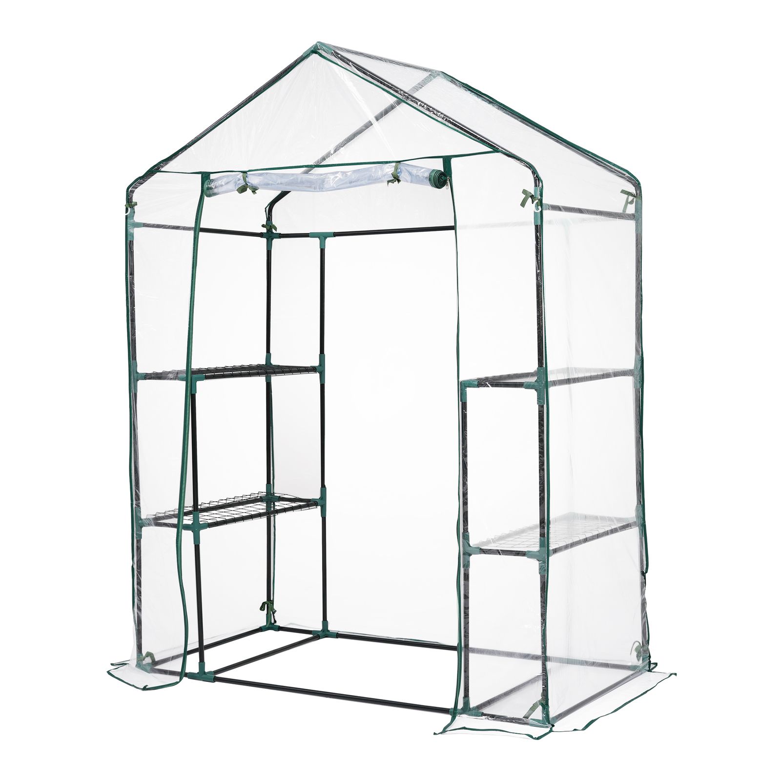 ビニール温室 大型 カバー付き 236*486*180cm 家庭用 組立式 ビニール温室 大型 カバー付き 236*486*180cm 家庭用 組立式 ビニール