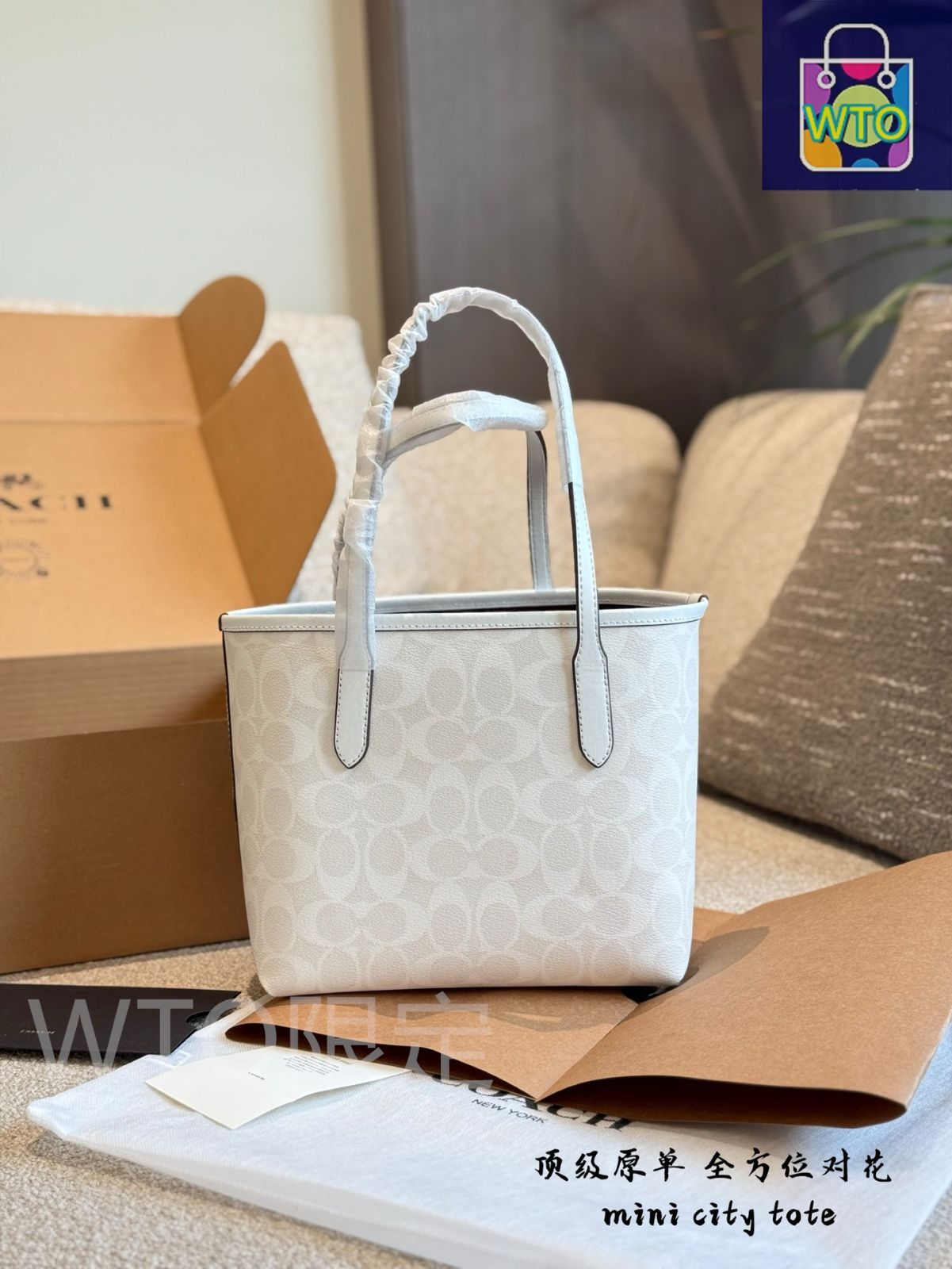 今日特価】Coach City Mini Tote - コーチ シティ ミニ トート