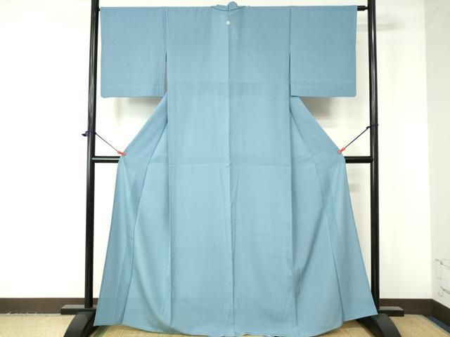 平和屋着物＊夏物 色無地 絽 水浅葱色 正絹 逸品 未使用 AAAY8313jh