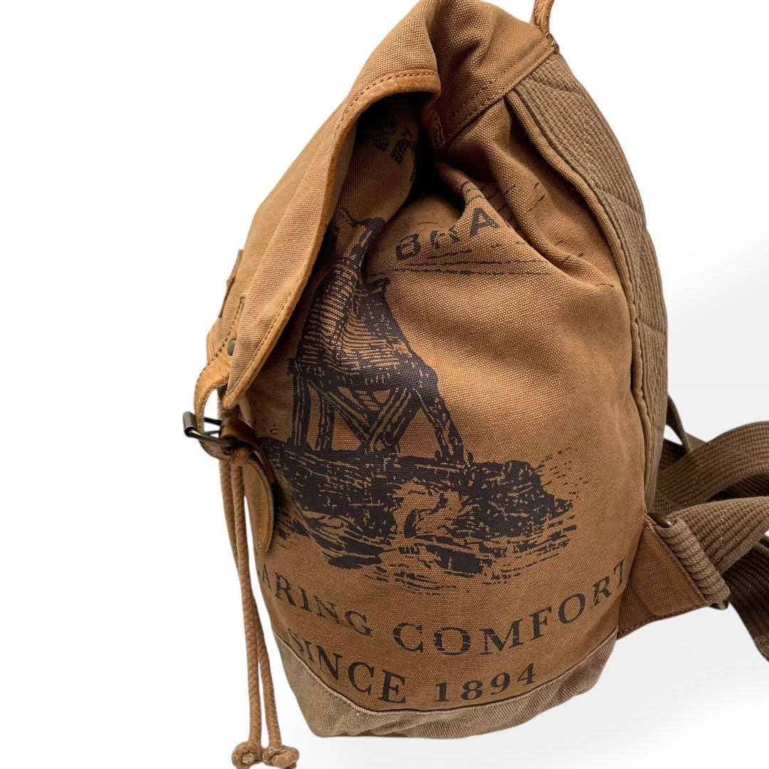 美品　希少モデル　Barbour　バブアー　リュック　デイパック　ブラウン 美品 希少モデル Barbour バブアー リュック デイパック