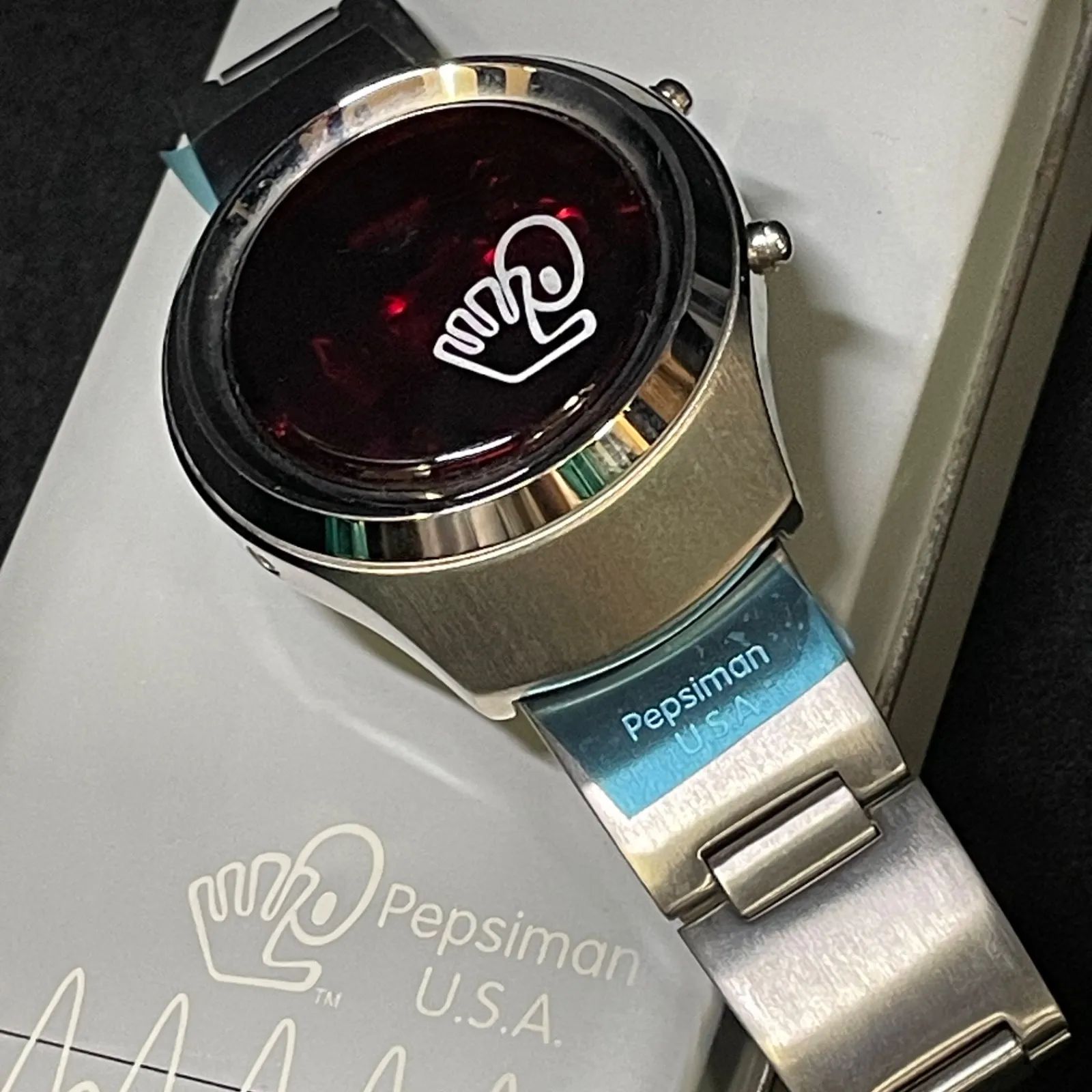 g15 ペプシマン FOSSIL コラボ 腕時計 PEPSI フォッシル